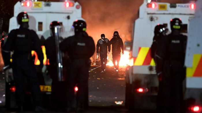 В Северной Ирландии прошли беспорядки из-за Brexit