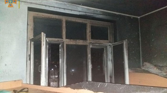 В Харькове горело студенческое общежитие