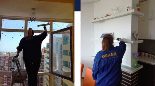 Чистые окна от Grand: услуги мойки окон в Киеве