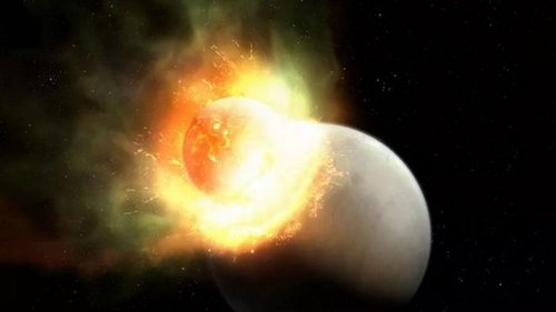 Астрономы увидели, как планета потеряла атмосферу из-за столкновения н...