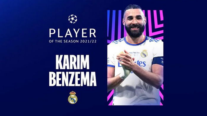 Бензема признали лучшим игроком Лиги чемпионов 2021/22