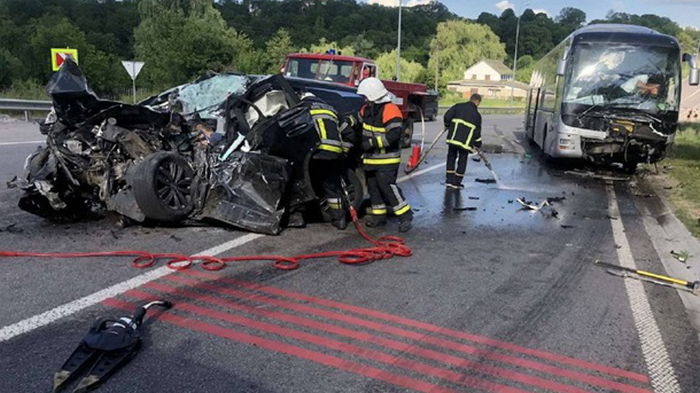 В Винницкой области пассажирский автобус попал в аварию