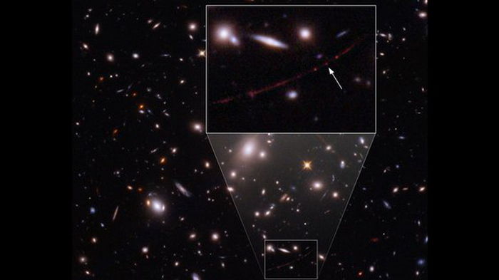 Телескоп «Джеймс Уэбб» сделал снимок самой далекой из известных звезд во Вселенной