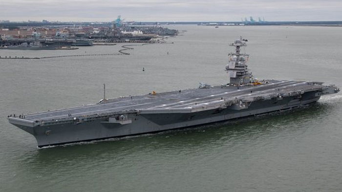 США развернут ударную группу новейшего авианосца в Атлантическом океане