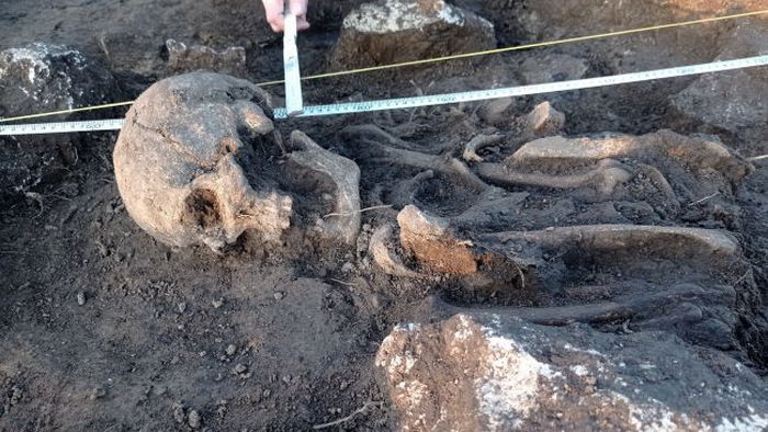 Под Тернополем женщина на огороде нашла древнее захоронение, которому больше 2,5 тысяч лет (фото)