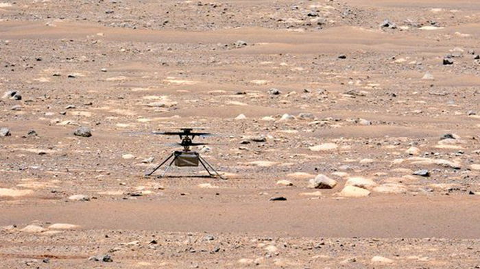 Марсианский вертолет установил рекорд – поднялся на высоту 14 метров над Марсом