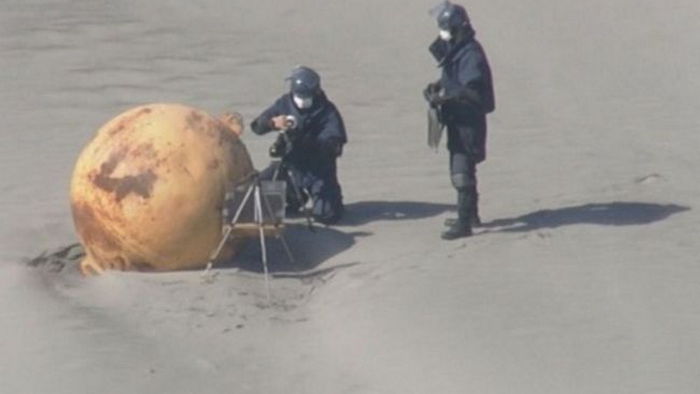 В Японии на берегу моря нашли неизвестный шар, — СМИ