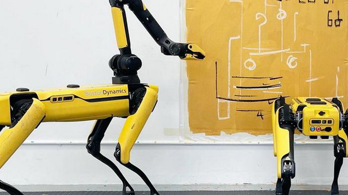 Роботы-собаки Boston Dynamics будут рисовать картины на выставке в Австралии