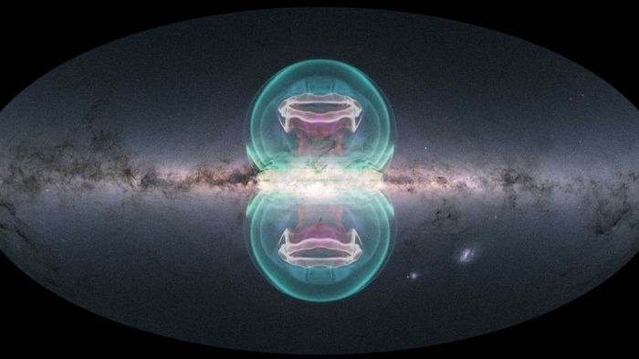 Астрономы выяснили, что же на самом деле надувает огромные пузыри в центре Млечного Пути