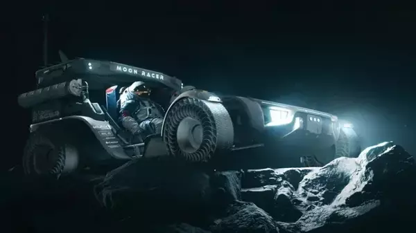 Поездки на Луне: NASA показало, как будет выглядеть новый автомобиль д...