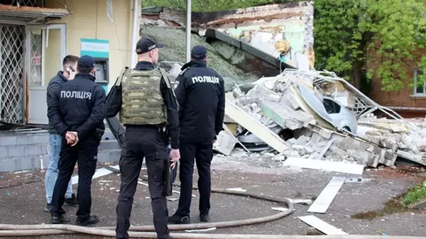 В Чернигове произошел взрыв в помещении банка