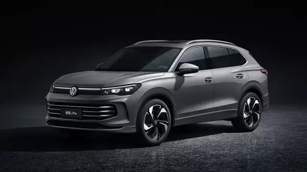 На рынок выходит просторная семейная версия Volkswagen Tiguan 2024 (фо...