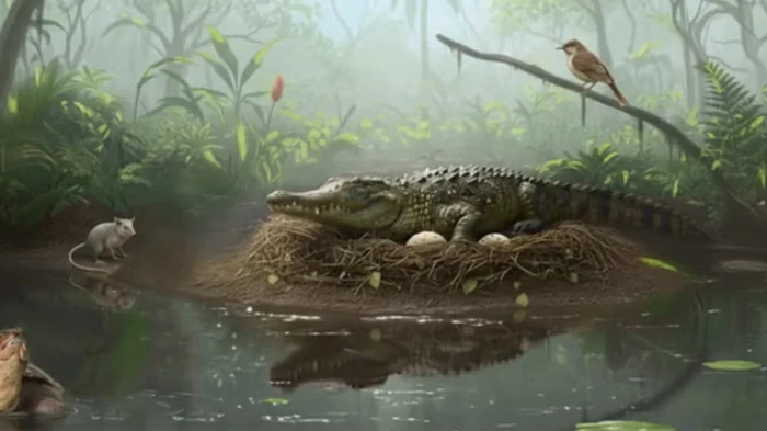 К счастью, все вымерли. В Австралии 55 млн лет назад крокодилы прыгали с деревьев