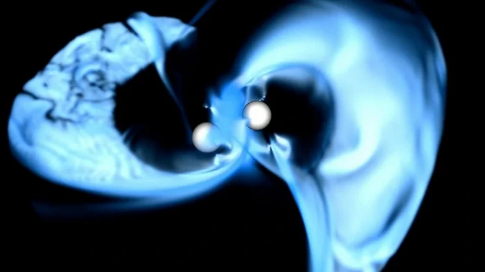 Так появляется золото: ученые из NASA показали столкновение нейтронных звезд (видео)