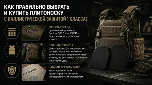 как выбрать и купить плитоноску с баллистической защитой 1 класса