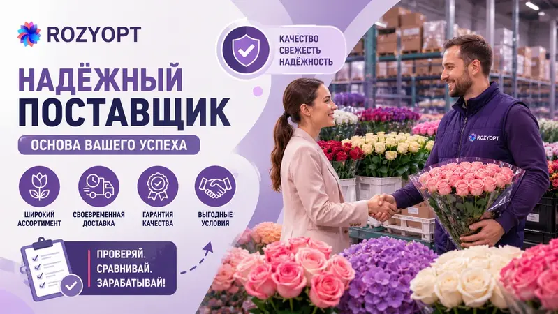 Секреты успешного старта: как выбрать надежного оптового поставщика цветов и избежать убыт...