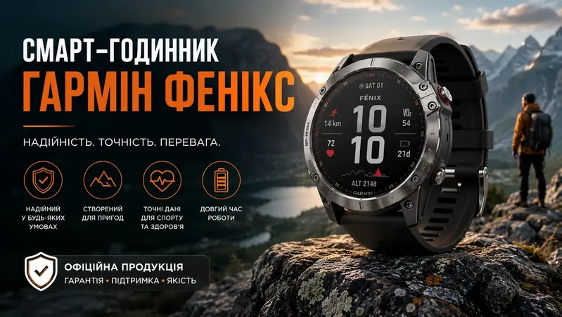 Смарт-годинник Гармін Фенікс