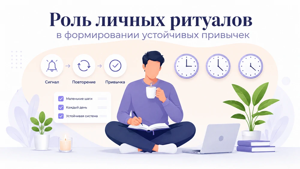 Роль личных ритуалов в формировании устойчивых привычек