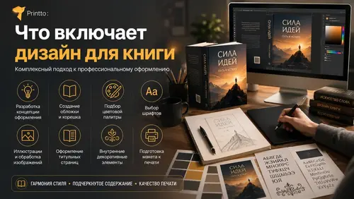 Что включает дизайн для книги