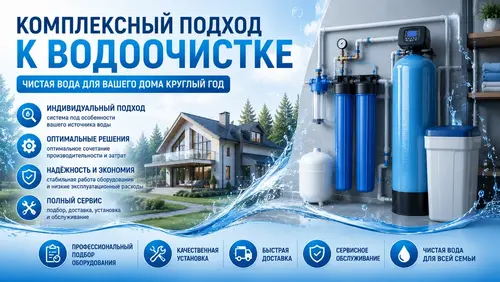 Комплексный подход к водоочистке