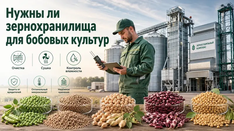 Нужны ли зернохранилища для бобовых культур