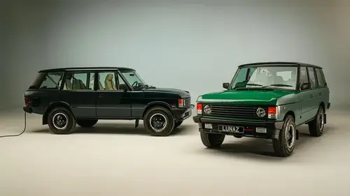 В стиле поп-арт: фирма Дэвида Бекхэма превратила классический Range Rover в электрокар (ви...