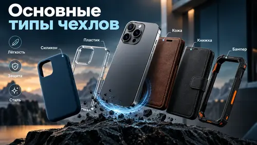 Основные типы чехлов для айфона и их преимущества