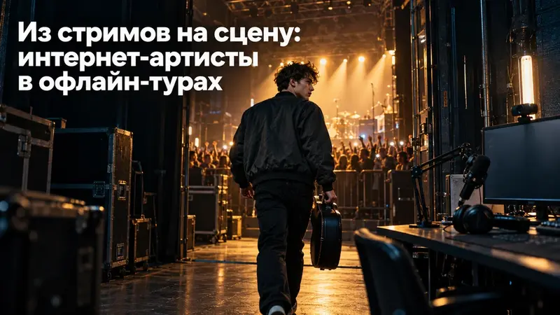 Из стримов на сцену: как интернет-артисты выходят в офлайн-туры