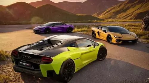 Lamborghini выпустила Temerario Tettonero: пять цветов кузова и черная крыша